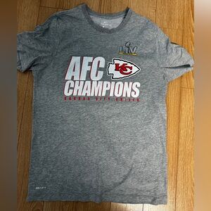 Kansas City Chiefs AFC Champions Nike Dry Fit T-Shirt